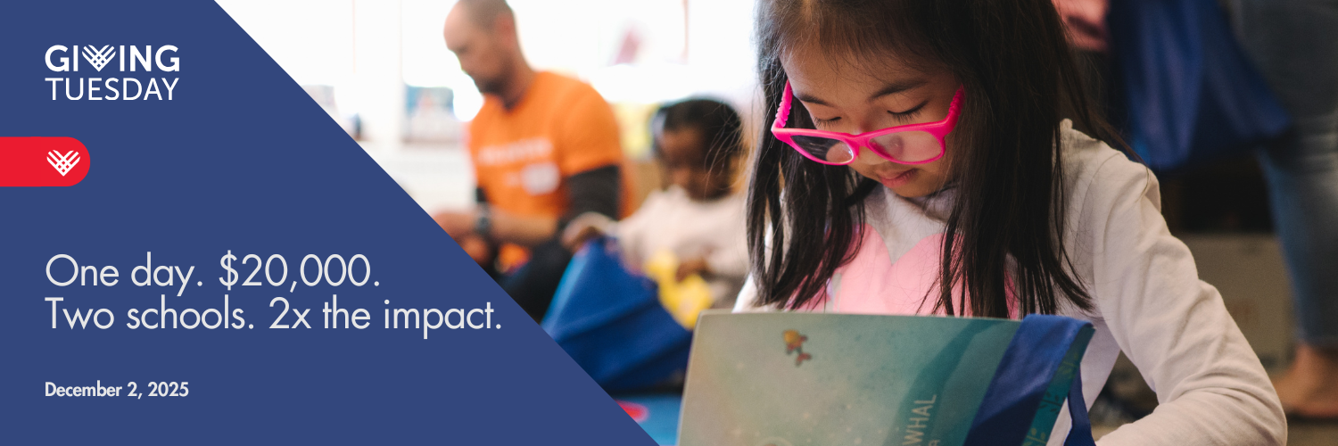 GivingTuesday Awareness Event Twitter Header in Dark Blue White Dark Green Style (3)